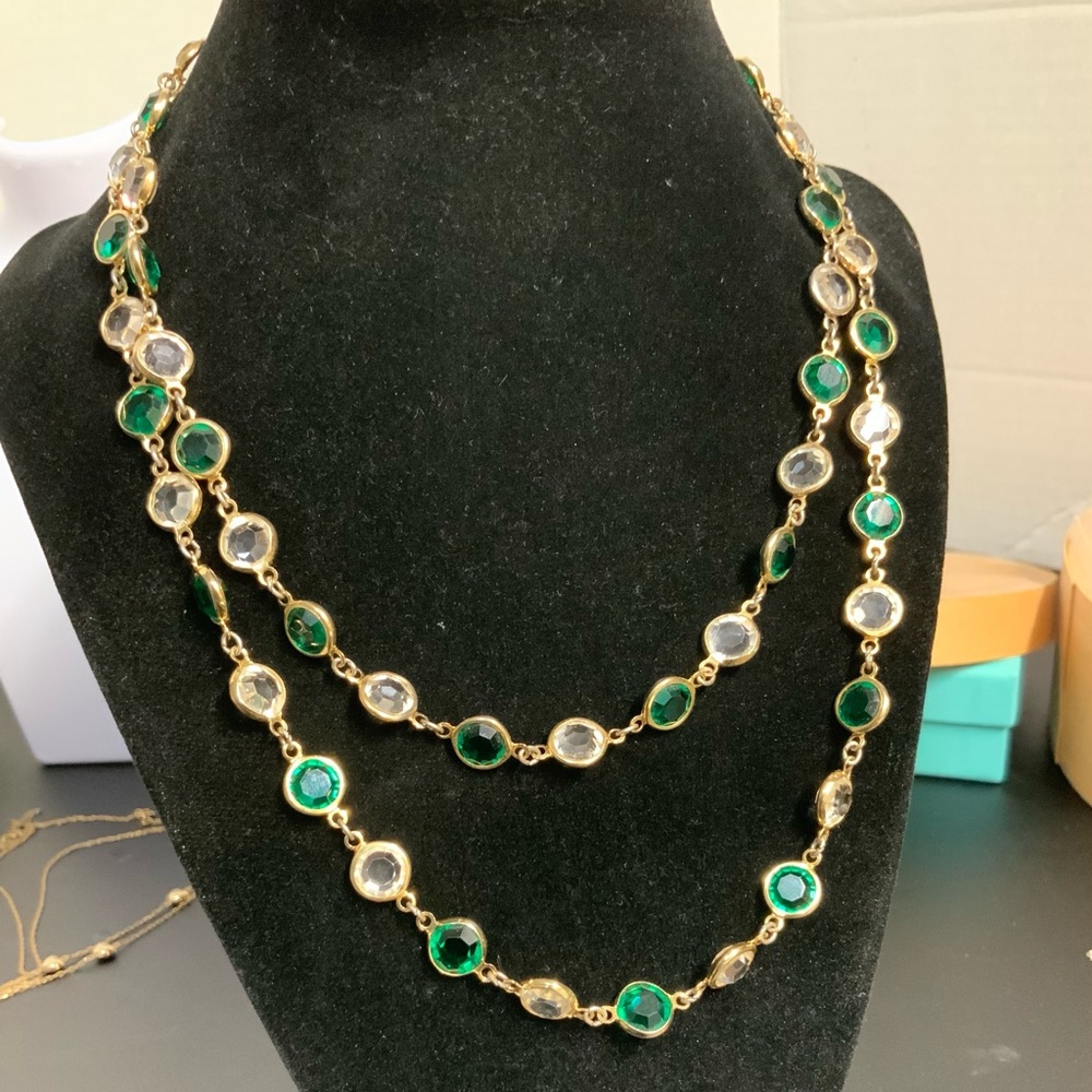 Crystal & Gold Necklace